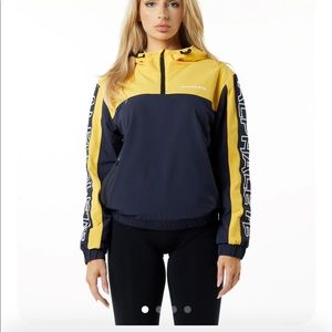 Alphalete Infinity Tech Jacket Canary Yellow / Navy